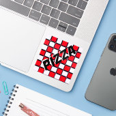 PIZZA STICKER (Ordinateur portable avec iPhone)