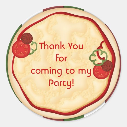 Pizza Sticker (Voorkant)
