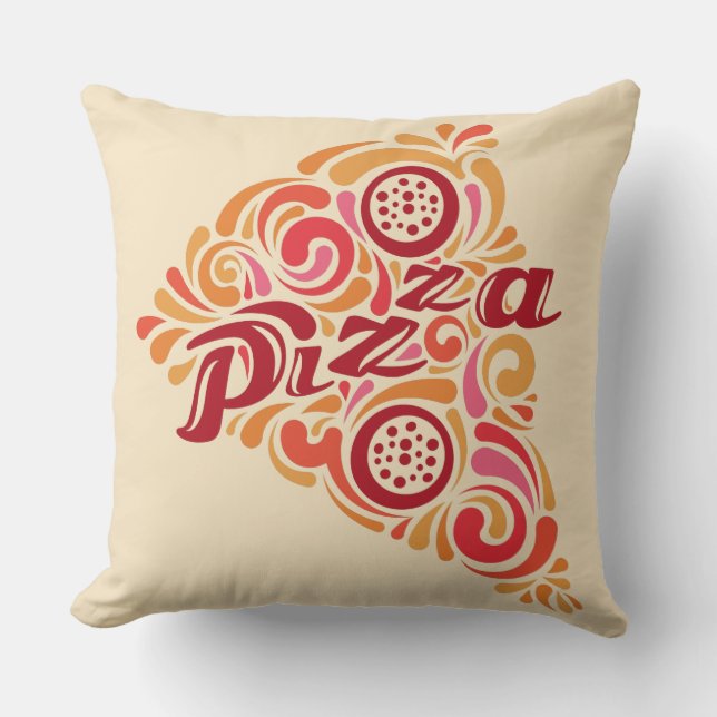Pizza stylisé coussins (Recto)
