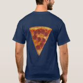 Pizza T-shirt donker (Achterkant)