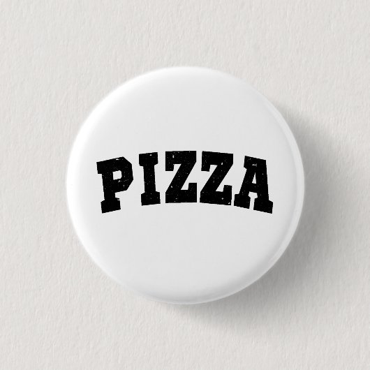 Pizza T-Shirt Trucker Ronde Button 3,2 Cm (Voorkant)