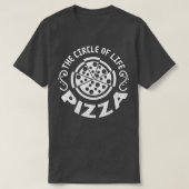 Pizza The Circle of Life Retro 24504530 T-shirt (Design voorkant)