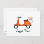 Pizza Time Briefkaart (Voorkant / Achterkant)