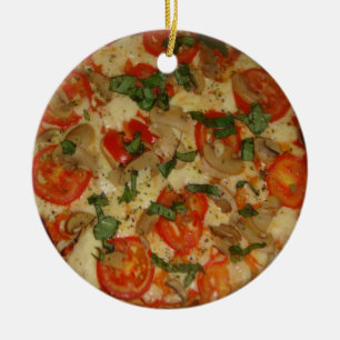 Pizza Time. Keramisch Ornament