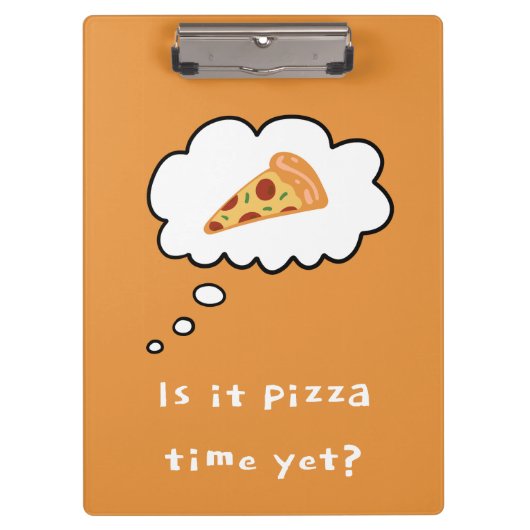 Pizza Time Klembord (Voorkant)