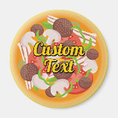 Pizza Top Magnet Magneet (Voorkant)
