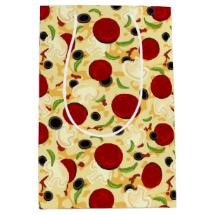 Pizza Toppings Pattern Medium Cadeauzakje