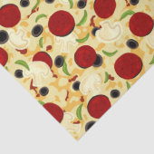 Pizza Toppings Pattern Tissuepapier (Detail)