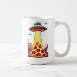 Pizza UFO-ontvoering Koffiemok