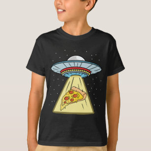 Pizza UFO Ontvoering Pizza Lover T-shirt