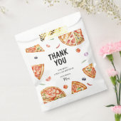 Pizza Verjaardag Onderdeel Bedankzakje (Gezegeld)