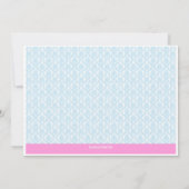 Pizza verjaardagsfeest uitnodiging, pizza uitnodig kaart (Achterkant)