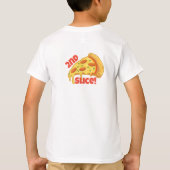 Pizza Verjaardagsfeestje Shirt (Achterkant)