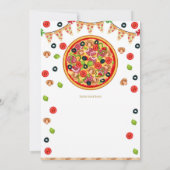 Pizza Verjaardagsfeestje, Slice of Fun Verjaardag Kaart (Achterkant)