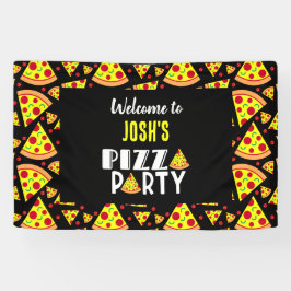 Pizza Verjaardagsfeestje Welkomstbord Spandoek