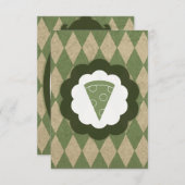 pizza vintage kaart (Voorkant / Achterkant)