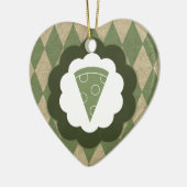 pizza vintage keramisch ornament (Links)