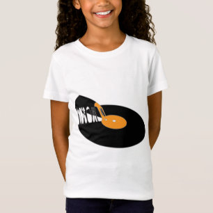 Pizza Vinyl Old School Vinyl Record Pizza T-shirt