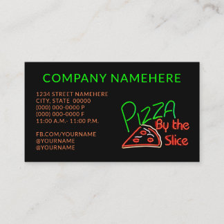 Pizza Visitekaartje