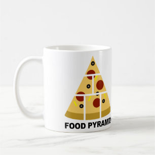 Pizza Voedselpiramide Grappige Mok of Reis Mok