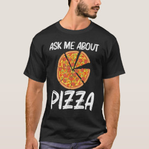 Pizza voor mannen Italiaans Pizza Slice Food T-shirt