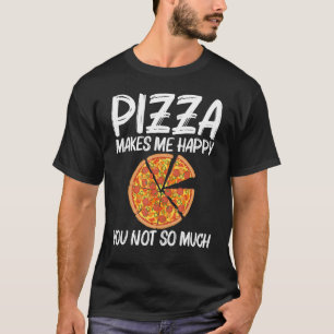 Pizza voor mannen Italiaans Pizza Slice Food T-shirt