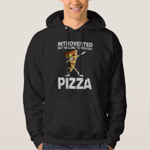 Pizza voor mannen Pizza Slice Italiaans eten Hoodie