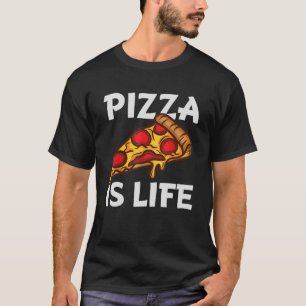 Pizza voor pizza boys meisjes Pizza is leven T-shirt
