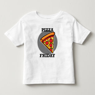 Pizza Vrijdag Design - Toddler Fine Jersey T-Shirt