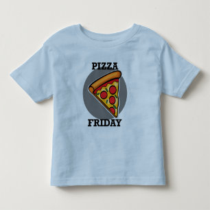 Pizza Vrijdag Design - Toddler Fine Jersey T-Shirt