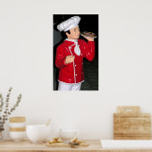 Pizza Waiter Poster (Keuken)