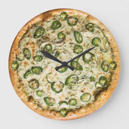 Pizza Wall Clock Grote Klok (Voorkant)