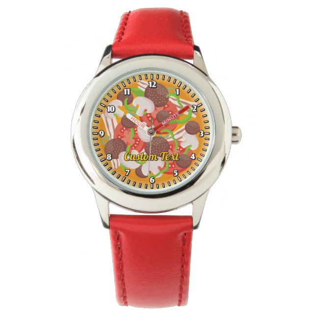 Pizza Watch Horloge (Voorkant)