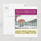 pizzakaart-c briefkaart (Voorkant / Achterkant)