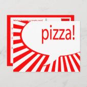 pizzakepubbel briefkaart (Voorkant / Achterkant)