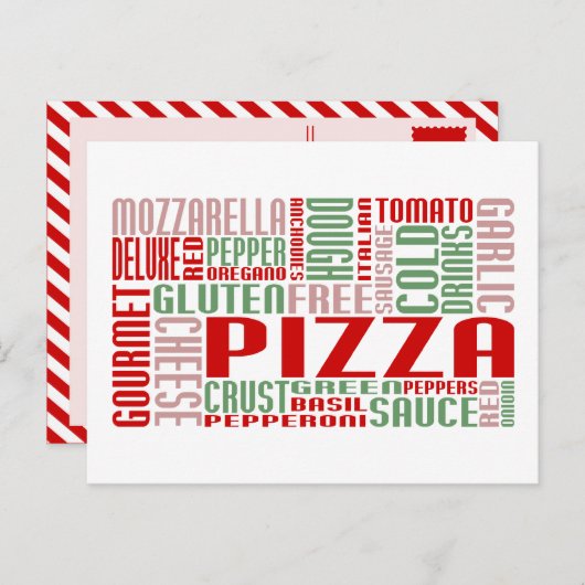 pizzakjeChat Briefkaart (Voorkant / Achterkant)