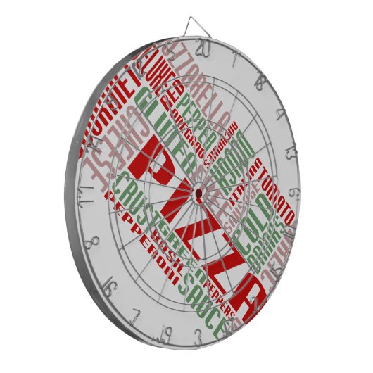 pizzakjeChat Dartbord (Voorkant Links)