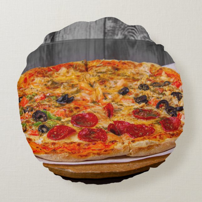 pizzakussen rond kussen (Achterkant)