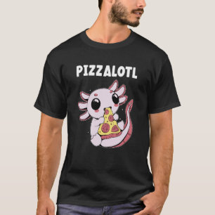 Pizzalotl axolotl Cute salamander Amphibian Endang T-shirt