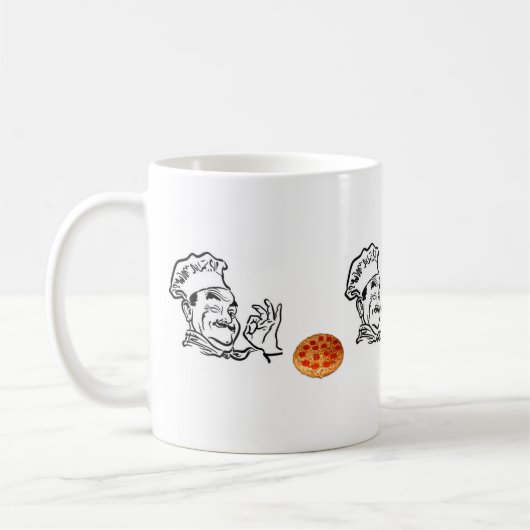 Pizzaman Mug (Gauche)