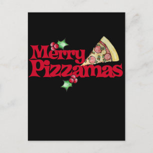 pizzamas feestdagenkaart