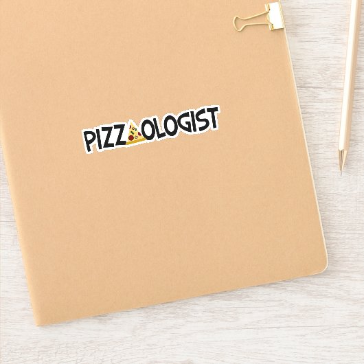 Pizzaologist - Drôle Sticker Pizza (Carnet)