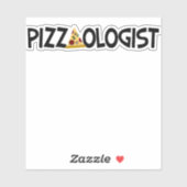 Pizzaologist - Drôle Sticker Pizza (Feuille)