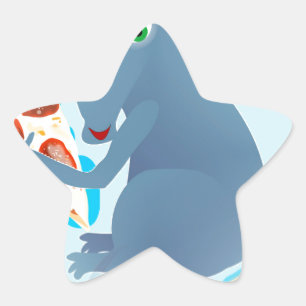 pizzarat ster sticker