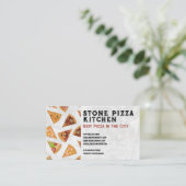 Pizzas Patroon | Restaurant Visitekaartje (Staand voorkant)