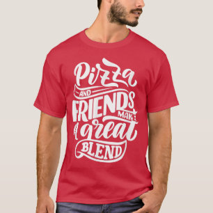 Pizzas Salami Ham paddenstoel Tomato Italy Oven Pi T-shirt
