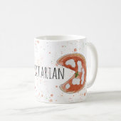 Pizzatarian Double Pizza Koffiemok (Voorkant rechts)