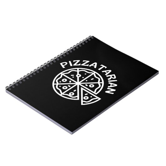 Pizzatarian Pizza Notitieboek (Linkerzijde)