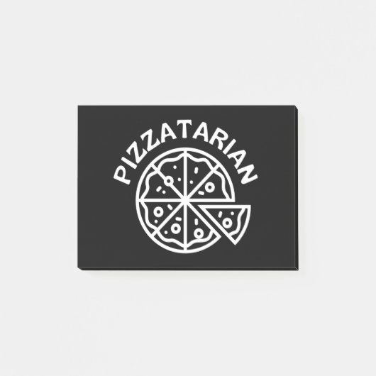 Pizzatarian Pizza Post-it® Notes (Voorkant)