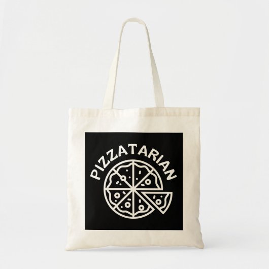 Pizzatarian Pizza Tote Bag (Voorkant)